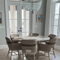 Corsini Gesso - Finish Dining Table - Our Boat House