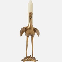 Crane Candle Holder - Our Boat House