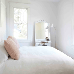 Croatia Slipcovered Bed - CA King - Our Boat House