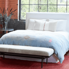 Croatia Slipcovered Bed - CA King - Our Boat House