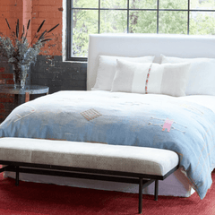 Croatia Slipcovered Bed - King - Our Boat House