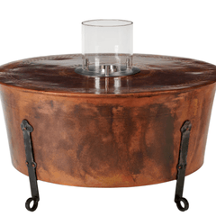 Cuprum Copper Fire Table - Our Boat House