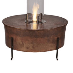 Cuprum Copper Fire Table - Our Boat House