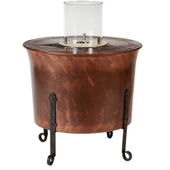 Cuprum Copper Fire Table - Our Boat House