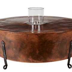 Cuprum Copper Fire Table - Our Boat House