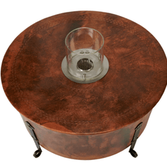 Cuprum Copper Fire Table - Our Boat House