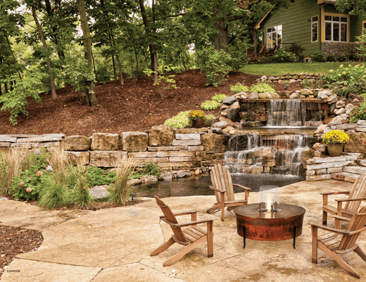 Cuprum Copper Fire Table - Our Boat House