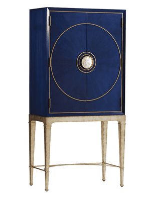 Curaco Cobalt Blue Bar Cabinet - Our Boat House