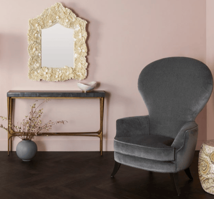Dahlia Abalone Shell Mirror - Our Boat House