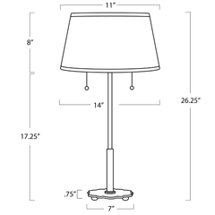 Daisy Table Lamp - Our Boat House
