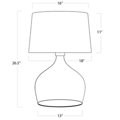 Demi John Table Lamp Large - Our Boat House