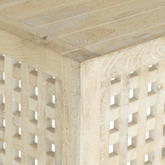Denby Driftwood Lattice Console Table - Our Boat House