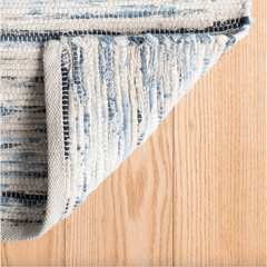 Denim Rag Handwoven Cotton Rug - Our Boat House