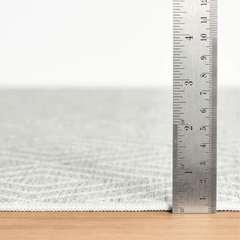 Diamond Platinum/White Machine Washable Rug - Our Boat House