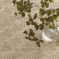 Diamond Woven Sisal Rug - Natural - Our Boat House