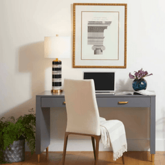 Donovan Blue & White Table Lamp - Our Boat House