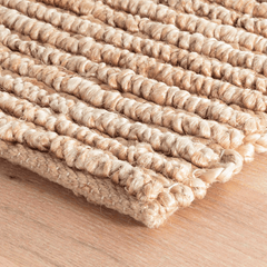 Dunes Handwoven Jute Rug - Natural - Our Boat House