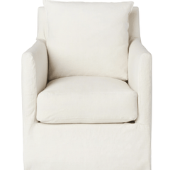 East Cay 25in Slipcovered Swivel Glider - Our Boat House
