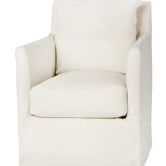 East Cay 25in Slipcovered Swivel Glider - Our Boat House