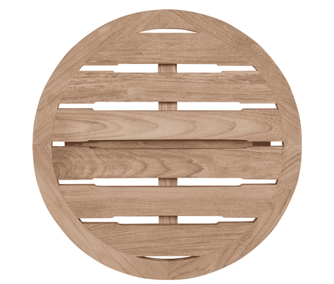 Eastern Shores Round Teak Side Table - Our Boat House