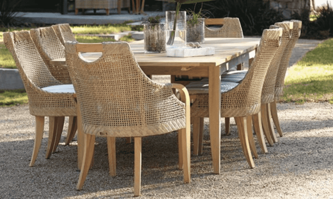 Eastern Shores Teak Outdoor Dining Extension Table - Our Boat House