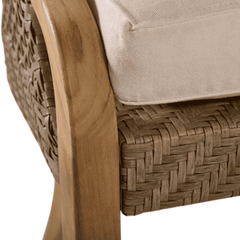 Eastern Shores Woven & Teak Outdoor Dining Side Chair - Our Boat House