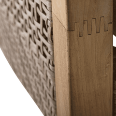 Eastern Shores Woven & Teak Outdoor Love Seat - Our Boat House