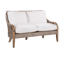 Eastern Shores Woven & Teak Outdoor Love Seat - Our Boat House