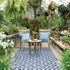 Elizabeth Navy - Indoor/Outdoor Rug - Our Boat House