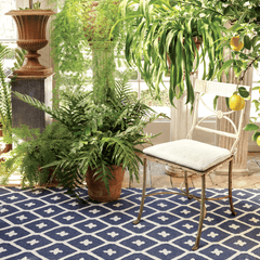 Elizabeth Navy - Indoor/Outdoor Rug - Our Boat House