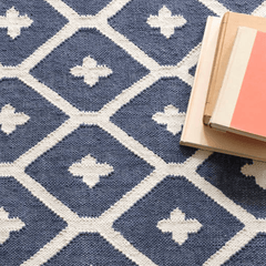 Elizabeth Navy - Indoor/Outdoor Rug - Our Boat House