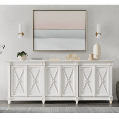 Elmhurst Six - Door Whitewash Sideboard - Our Boat House