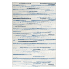 Elwood Blue Machine Washable Rug - Our Boat House
