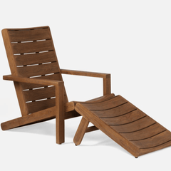 Endecott Adirondack Chair/Chair & Ottoman Set - Our Boat House