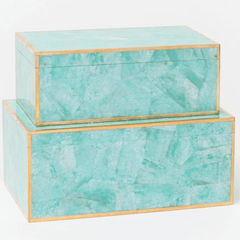 Erin Turquoise Shell Box Set - Our Boat House