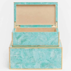 Erin Turquoise Shell Box Set - Our Boat House