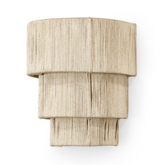 Everly Natural Abaca Rope Sconce - Our Boat House