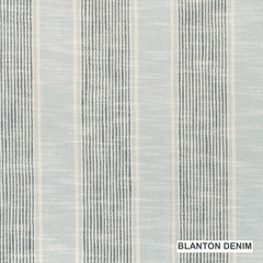 Fabric Swatch: Blanton Denim - Harborside Collection - Our Boat House