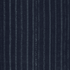 Fabric Swatch - Island Collection: Bengal Pinstripe Indigo - Our Boat House