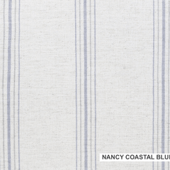 Fabric Swatch: Nancy Coastal Blue - Harborside Collection - Our Boat House