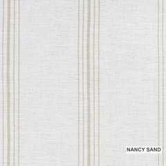 Fabric Swatch: Nancy Sand - Harborside Collection - Our Boat House