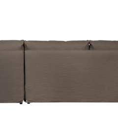 Fiji Sectional 121in x 68in w/Chaise in Logan Steel - FLOOR SAMPLE - Our Boat House