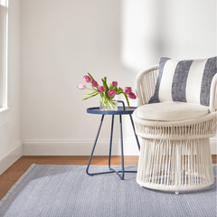 Finn Handwoven Indoor/Outdoor Rug - Denim - Our Boat House