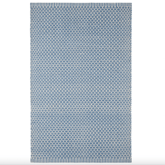 Finn Handwoven Indoor/Outdoor Rug - Denim - Our Boat House