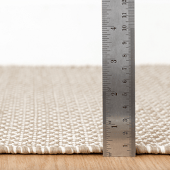 Finn Handwoven Indoor/Outdoor Rug - Khaki - Our Boat House
