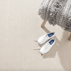 Finn Handwoven Indoor/Outdoor Rug - Platinum - Our Boat House
