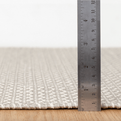 Finn Handwoven Indoor/Outdoor Rug - Platinum - Our Boat House