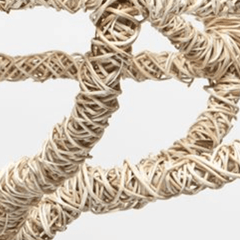 Francesca Natural Fiber Chandelier - Our Boat House