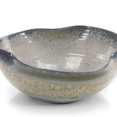 Free Form Bowl in Sea Foam Blues - Our Boat House