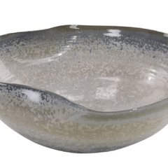Free Form Bowl in Sea Foam Blues - Our Boat House